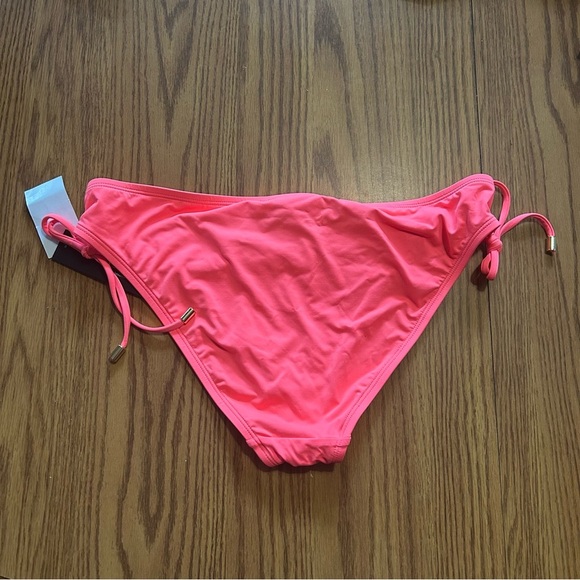 NWT La Blanca Island Goddess Side Tie Adjustable Hipster Bikini Bottom Size 10 - Picture 5 of 5